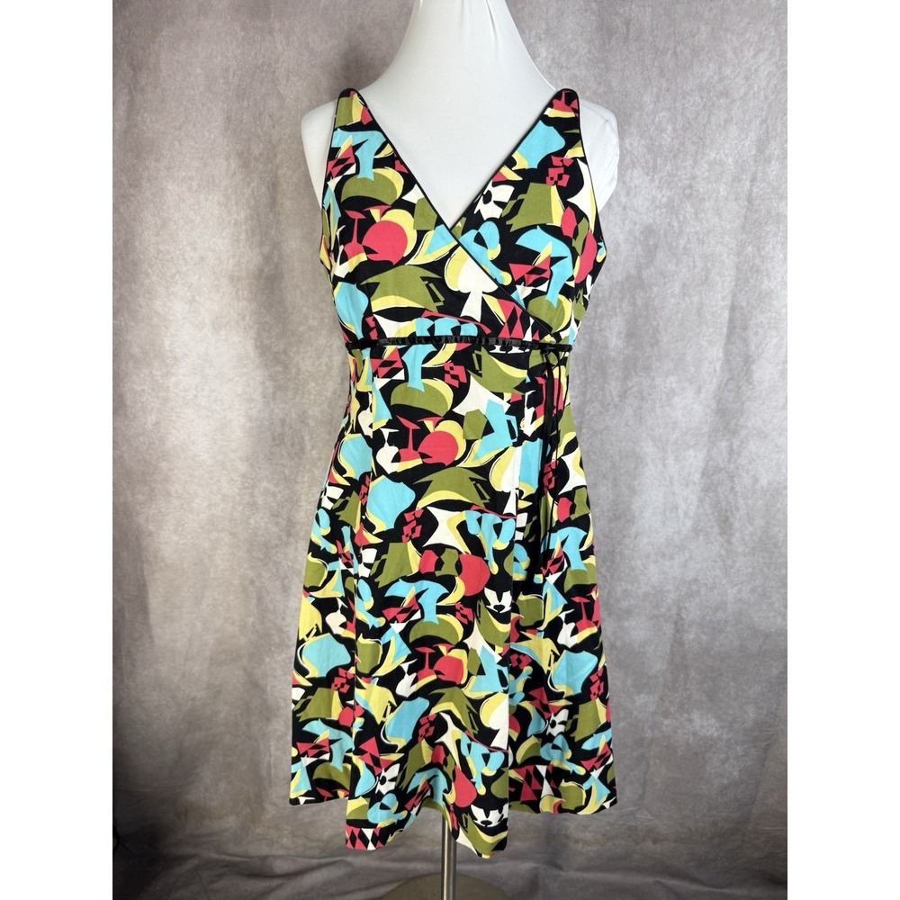Becky & Max Y2K 90's Martini Drink Print Sleeveless Dress In Multi Size 6